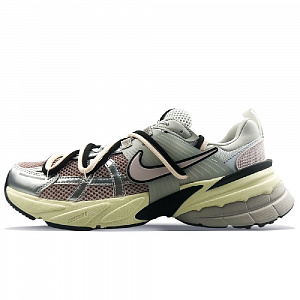 Nike Cushioning Anti-Slip And Wear-Resistant Low-Top Running Shoes Men's Pink Gray