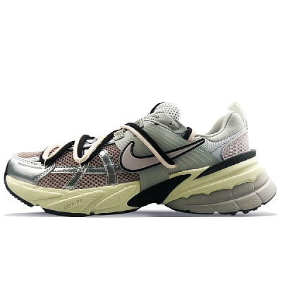 Nike Cushioning Anti-Slip And Wear-Resistant Low-Top Running Shoes Men's Pink Gray