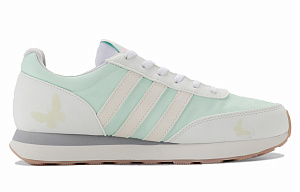 Adidas Neo RUN 60S 3.0 Anti-Slip Wear-Resistant Low-Top Casual Shoes Women's White Green 1 2673587