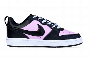 Nike Court Borough Berry Soda Low Top Skateboard Shoes GS Black Purple 1 2673801