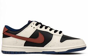Nike Dunk Deeply In Love Slip-Resistant Impact Resistance Wear-Resistant Low-Top Skateboard Shoes Men's Beige Black Red 1 2673869