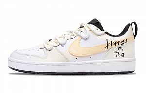 Nike Court Borough Skateboard Shoes Women's Low top Yellow