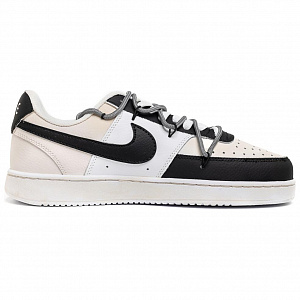 Nike Court Vision 1 Slip-Resistant Cushioning Low-Top Skateboard Shoes Men's Black White 1 2674477
