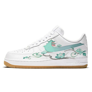 Nike Air Force 1 Skateboard Shoes Men's Low top White/Blue