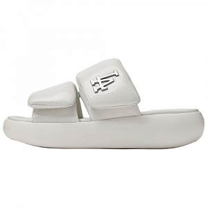 MLB LA DODGERS Slip Resistant Abrasion Resistant Slide Slippers Unisex White