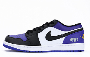 Jordan Air Jordan 1 Anti-Slip Wear-Resistant Low-Top Vintage Basketball Shoes Men's Blue 1 2674935