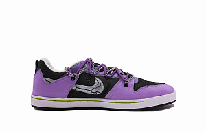 Nike SB Alleyoop Skateboard Shoes Men's Low top Black Purple 1 2674985