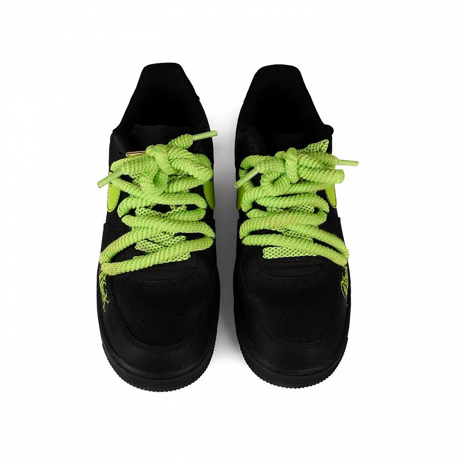 Nike Air Force 1 Slip-Resistant Low-Top Skateboard Shoes Unisex Black Green купить в интернет-магазине Yoocart с быстрой доставкой по России.