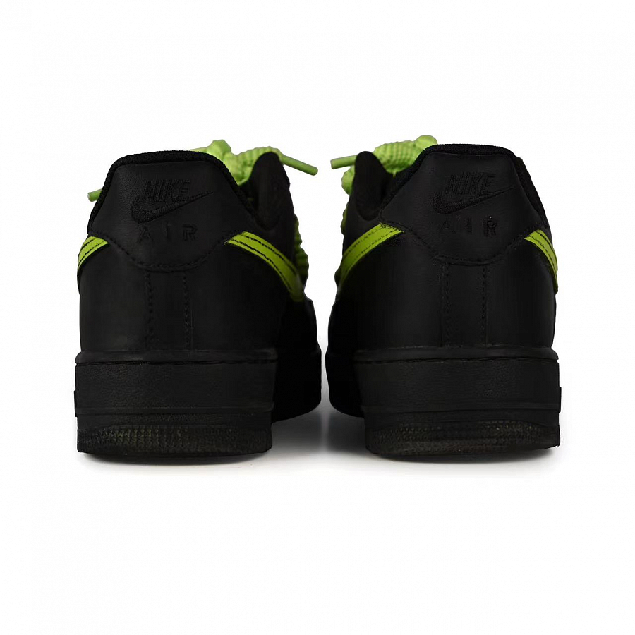 Nike Air Force 1 Slip-Resistant Low-Top Skateboard Shoes Unisex Black Green купить в интернет-магазине Yoocart с быстрой доставкой по России.