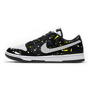 Nike Dunk Slip Resistant, Abrasion Resistant, Breathable Low Top Skateboard Shoes GS Black White
