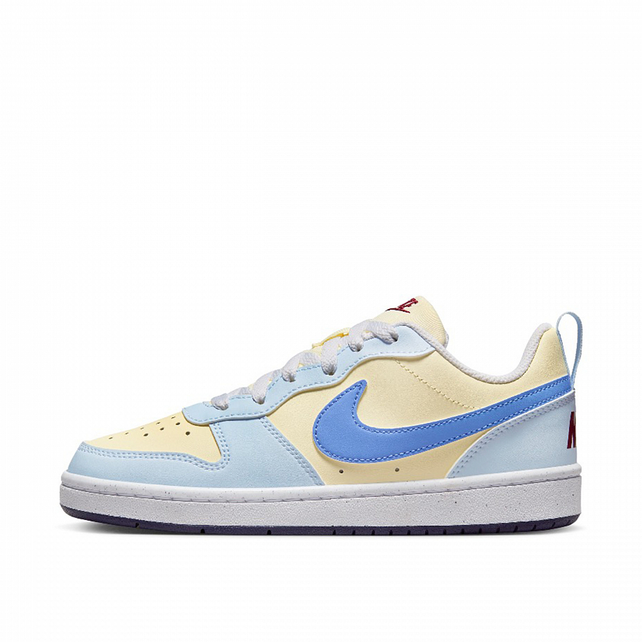 Nike Court Borough Love Rabbit Anti-Slip And Wear-Resistant Lightweight Low-Top Skateboard Shoes GS Blue Yellow Pink купить в интернет-магазине Yoocart с быстрой доставкой по России.