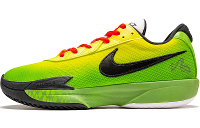 Nike Air Zoom G.T. Cut Academy Cushioned Slip-Resistant Low-Top Basketball Shoes Unisex Green Yellow