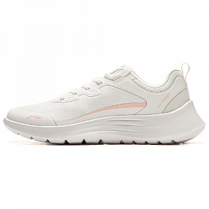 LiNing Feather Non slip Lightweight Low Top Running Shoes Women's Mist White