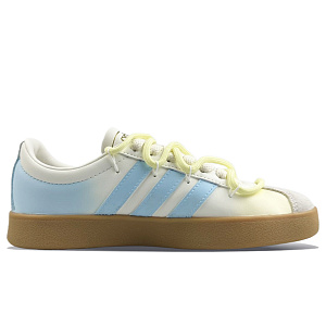 Adidas Neo Vl Court Classic Wear-Resistant Low-Top Skateboard Shoes Unisex White Blue 1 2675309