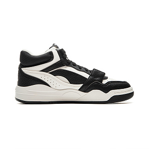 LINING Moonlight White HI Skateboard Shoes Women's Mid top Black White 1 2675448