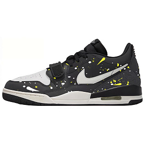 Jordan Legacy 312 Anti-Slip Wear-Resistant Low-Top Vintage Basketball Shoes Men's Black White
