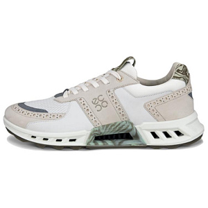 Ecco Low Top Golf Shoes Men's Beige Green