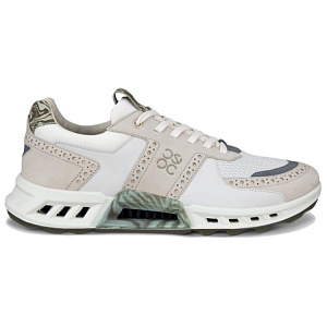 Ecco Low Top Golf Shoes Men's Beige Green 1 2675971