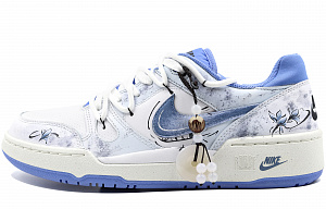 Nike Full Force Skateboard Shoes Men's Low top Blue/White 1 2675981
