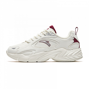 Anta Wear-Resistant Balance Low-Top Chunky Sneakers Men's White Red