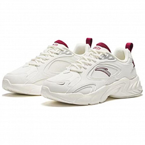 Anta Wear-Resistant Balance Low-Top Chunky Sneakers Men's White Red 1 2676255
