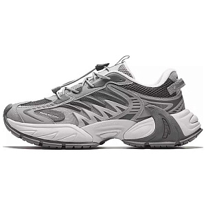 Anta Star Moon 2 Wear-Resistant Height Increasing Low-Top Casual Shoes Men's Gray