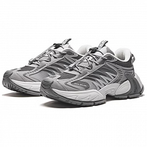 Anta Star Moon 2 Wear-Resistant Height Increasing Low-Top Casual Shoes Men's Gray 1 2676268