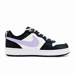 Nike Court Borough 2 Skateboard Shoes Women's Low top Black/Purple 1 2676339