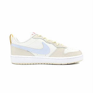 Nike Court Borough Anti Slip Wear Resistant Low Top Skateboard Shoes Women's Beige Blue 1 2676478