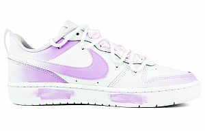 Nike Court Borough SuiXin Purple Quartz Strawberry Anti-Slip Wear-Resistant Low-Top Skateboard Shoes GS Light Purple 1 2676605