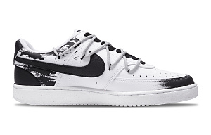 Nike Court Vision 1 Moonlight Knight Anti-Slip Wear-Resistant Low-Top Skateboard Shoes Men's Black White 1 2676635