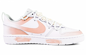 Nike Court Borough Sui Heart Butterfly Dancing Anti-Slip Wear-Resistant Low-Top Skateboard Shoes GS Flesh Pink 1 2676648