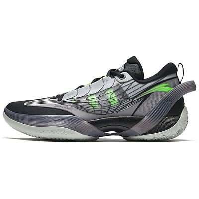 Anta Three point Rain1.0 V2 Cement Killer Anti Slip Wear Resistant Low Top Basketball Shoes Men's Green Gray
