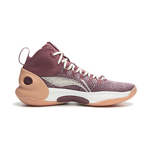 LiNing Charming ULTRA Anti-Slip Wear-Resistant Mid-Top Basketball Shoes Men's Berry Red 1 2676723