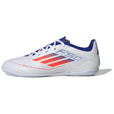 Adidas F50 Club Indoor Boots 'White Solar Red Lucid Blue'