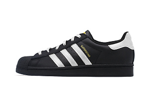 Adidas Originals SUPERSTAR Black Silver Slip-Resistant Low-Top Skateboard Shoes Unisex Black Silver 1 2676892