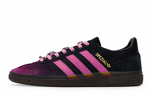 Adidas Originals Handball Spzl Skateboard Shoes Unisex Low top Black Pink 1 2676955