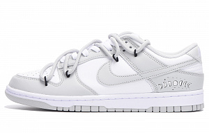 Nike Dunk Skateboard Shoes Men Low-Top White Gray 1 2677111