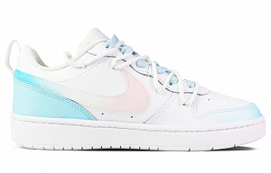 Nike Court Borough Blue Pink Love Talk Anti-Slip Wear-Resistant Low-Top Skateboard Shoes GS Blue Pink 1 2677246