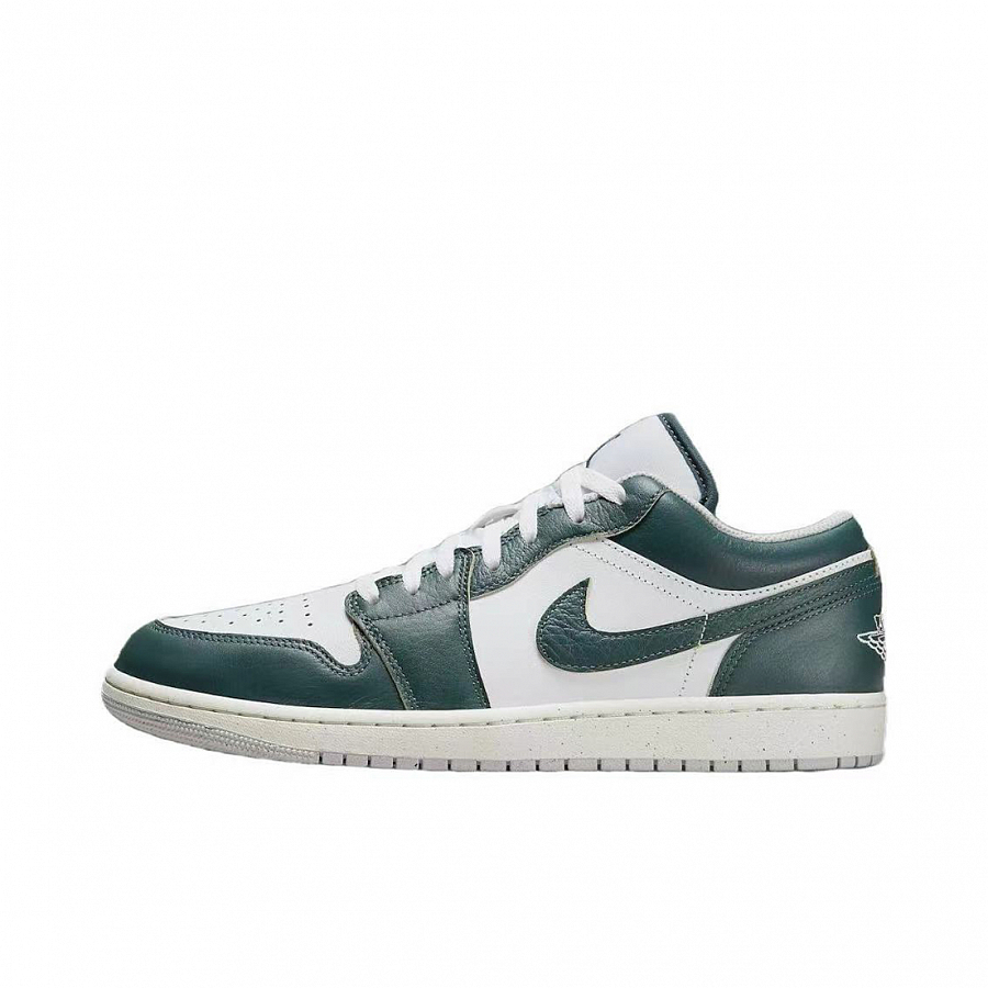 Jordan Air Jordan 1 Slip-Resistant Coverage Balance Impact-Resistant Low-Top Vintage Basketball Shoes Men's Light Gray купить в интернет-магазине Yoocart с быстрой доставкой по России.