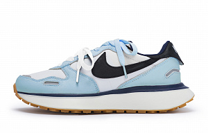 Nike Phoenix Waffle Low Top Running Shoes Women's Blue White Black 1 2678159