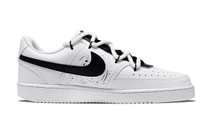 Nike Court Vision 1 Skateboard Shoes Men's Low top White/Black 1 2678192
