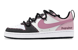 Nike Court Borough Skateboard Shoes Women's Low top Black/Pink 1 2678222