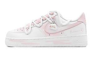 Nike Air Force 1 Low Air Force 1 Anti-Slip And Wear-Resistant Water-Resistant Low-Top Skateboard Shoes GS White Pink 1 2678249