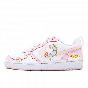 Nike Court Borough Skateboard Shoes Women's Low top White/Pink