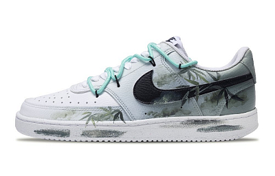Nike Court Vision 1 Skateboard Shoes Men Low-Top White/Pink