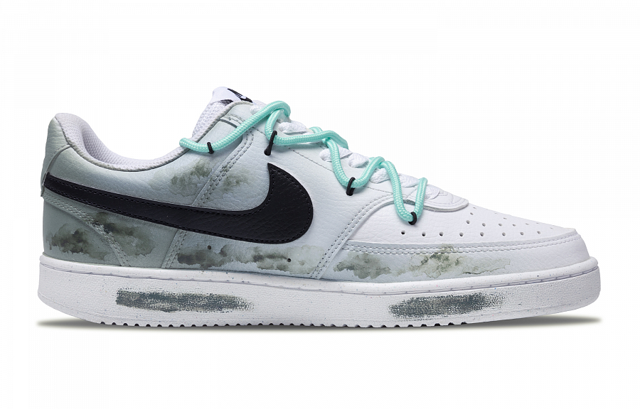 Nike Court Vision 1 Skateboard Shoes Men Low-Top White/Pink купить в интернет-магазине Yoocart с быстрой доставкой по России.