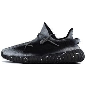 Adidas Originals Yeezy Boost 350 V2 Misty Mountain Non slip Lightweight Low Top Casual Shoes Unisex Silver Black