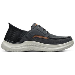 Skechers Slip Ins Low Top Casual Shoes Men's Black Brown 1 2678639