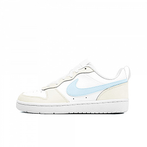 Nike Court Borough Pen Today Amber Anti Slip Wear Resistant Low Top Skateboard Shoes GS Yellow